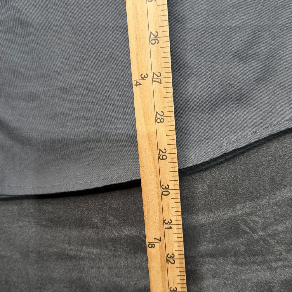 Dixxon Workforce Shirt Mens Large Gray Short Sleeve Button Up Workwear Utility - Picture 9 of 12